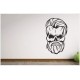 Wohnzimmer Hipster Man Bad Boy Totenkopf Skull Aufkleber Dekor Wandtattoo Wandaufkleber