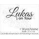 Babyaufkleber Auto Aufkleber Schriftzug + Wunschname Baby on Tour on Board Sticker  Farbe & Name wählbar