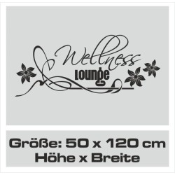 Wandaufkleber Wandtattoo Aufkleber Wand Tattoo Bad Wellness Oase Lounge Relax Spa Erholung Delphin Wasser Meer Blumen Ranke