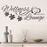 Wandaufkleber Wandtattoo Aufkleber Wand Tattoo Bad Wellness Oase Lounge Relax Spa Erholung Delphin Wasser Meer Blumen Ranke
