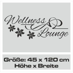 Wandaufkleber Wandtattoo Aufkleber Wand Tattoo Bad Wellness Oase Lounge Relax Spa Erholung Delphin Wasser Meer Blumen Ranke