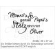 Babyaufkleber Auto Aufkleber Mama & Papa Stolz + Wunschname Baby on Tour on Board Sticker  Farbe & Name wählbar