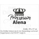 Babyaufkleber Auto Aufkleber "Unsere Prinzessin" + Wunschname Baby on Tour on Board Sticker  Farbe & Name wählbar