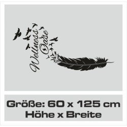 Wandaufkleber Wandtattoo Aufkleber Wand Tattoo Bad Wellness Oase Lounge Relax Spa Erholung Delphin Wasser Meer Blumen Ranke