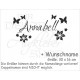 Babyaufkleber Auto Aufkleber Schmetterlinge Blumen + Wunschname Baby on Tour on Board Sticker  Farbe & Name wählbar