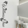 Wandaufkleber Wandtattoo Aufkleber Wand Tattoo Bad Wellness Oase Lounge Relax Spa Erholung Delphin Wasser Meer Blumen Ranke