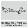 Wandaufkleber Wandtattoo Aufkleber Wand Tattoo Bad Wellness Oase Lounge Relax Spa Erholung Delphin Wasser Meer Blumen Ranke