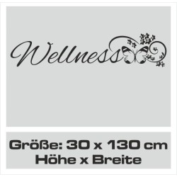 Wandaufkleber Wandtattoo Aufkleber Wand Tattoo Bad Wellness Oase Lounge Relax Spa Erholung Delphin Wasser Meer Blumen Ranke