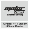 Aufkleber Auto Car Style Tattoo Fun Spruch Verbrenner Penner Kolben Diesel Benzin - kein Strom Elektro - E