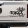 Aufkleber Auto Car Style Tattoo Fun Spruch Verbrenner Penner Kolben Diesel Benzin - kein Strom Elektro - E