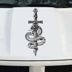 Aufkleber Auto Motorhaube Car Style Tuning Drache Tribal Dekor Rosen Blumen Schmetteringe Tattoo´s Fun Comic Flower Tiere