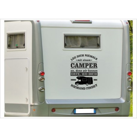 Aufkleber Wohnmobil Wohnwagen Auto Spruch Camper Caravan WOMA Wohnmobil