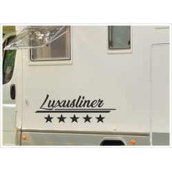 Aufkleber SET Wohnmobil Wohnwagen Auto Luxusliner Sterne Luxus Caravan WOMA Wohnmobil