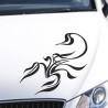 Aufkleber Auto Motorhaube Car Style Tuning Drache Tribal Dekor Rosen Blumen Schmetteringe Tattoo´s Fun Comic Flower Tiere