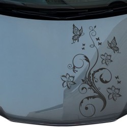 Aufkleber Auto Motorhaube Car Style Tuning Drache Tribal Dekor Rosen Blumen Schmetteringe Tattoo´s Fun Comic Flower Tiere