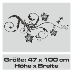 Aufkleber Auto Motorhaube Car Style Tuning Drache Tribal Dekor Rosen Blumen Schmetteringe Tattoo´s Fun Comic Flower Tiere