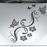 Aufkleber Auto Motorhaube Car Style Tuning Drache Tribal Dekor Rosen Blumen Schmetteringe Tattoo´s Fun Comic Flower Tiere