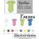 Babybody bedruckt Body Strampler "Ich bin der neue CHEF hier" Geburt Geschenk Textildruck