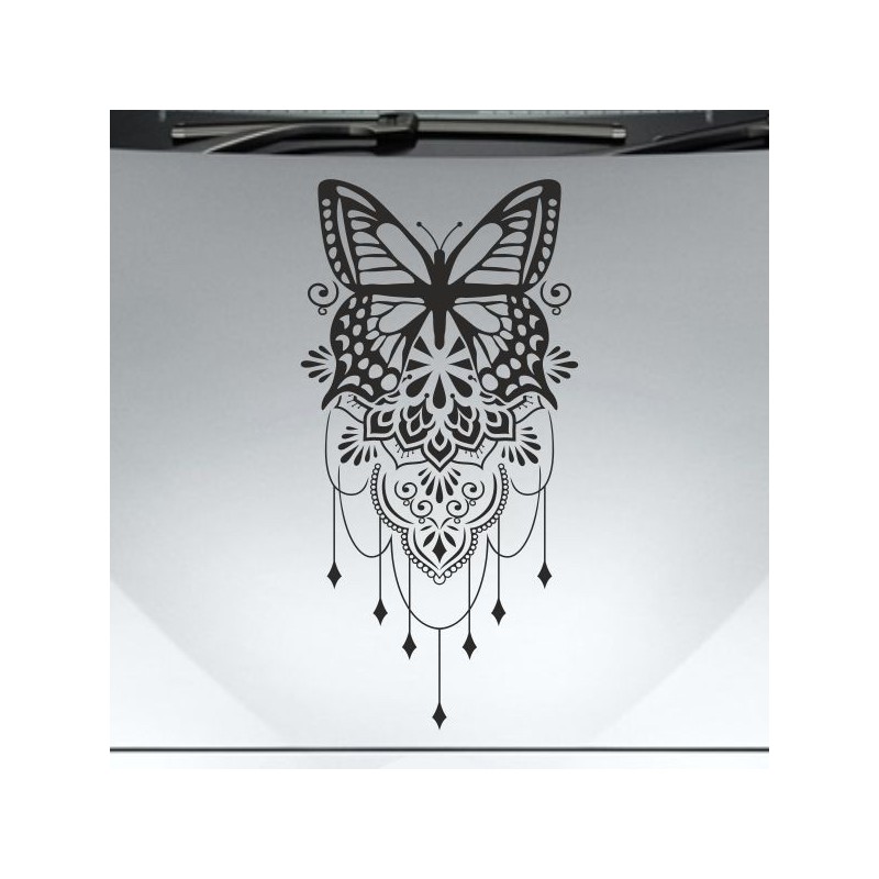 Aufkleber Auto Motorhaube Car Style Tuning Drache Tribal Dekor Rosen Blumen Schmetteringe Tattoo´s Fun Comic Flower Tiere