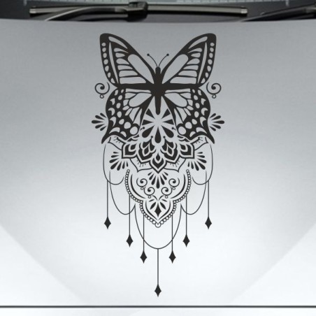 Aufkleber Auto Motorhaube Car Style Tuning Drache Tribal Dekor Rosen Blumen Schmetteringe Tattoo´s Fun Comic Flower Tiere
