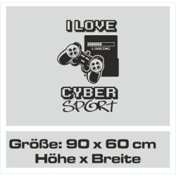 Wandaufkleber Wandtattoo Aufkleber Wand Tattoo Sticker Gamer Game Spiel Konsole Zocken Spielen Game Over Eat Sleep Repeat Level