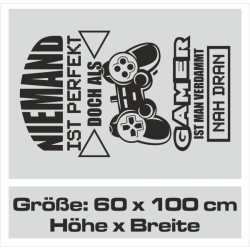 Wandaufkleber Wandtattoo Aufkleber Wand Tattoo Sticker Gamer Game Spiel Konsole Zocken Spielen Game Over Eat Sleep Repeat Level