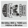 Wandaufkleber Wandtattoo Aufkleber Wand Tattoo Sticker Gamer Game Spiel Konsole Zocken Spielen Game Over Eat Sleep Repeat Level
