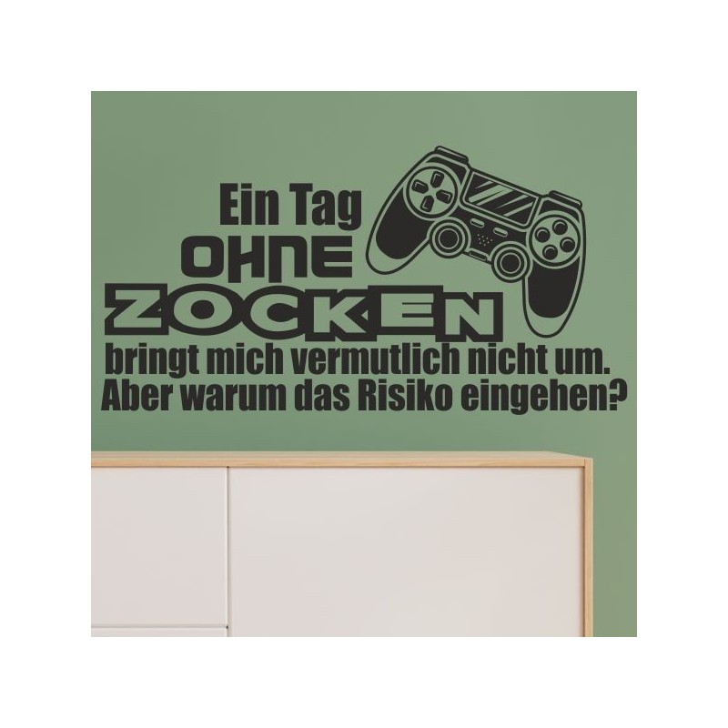 Wandaufkleber Wandtattoo Aufkleber Wand Tattoo Sticker Gamer Game Spiel Konsole Zocken Spielen Game Over Eat Sleep Repeat Level