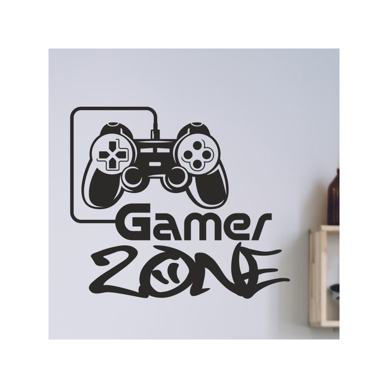 Wandaufkleber Wandtattoo Aufkleber Wand Tattoo Sticker Gamer Game Spiel Konsole Zocken Spielen Game Over Eat Sleep Repeat Level