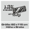 Wandaufkleber Wandtattoo Aufkleber Wand Tattoo Sticker Gamer Game Spiel Konsole Zocken Spielen Game Over Eat Sleep Repeat Level