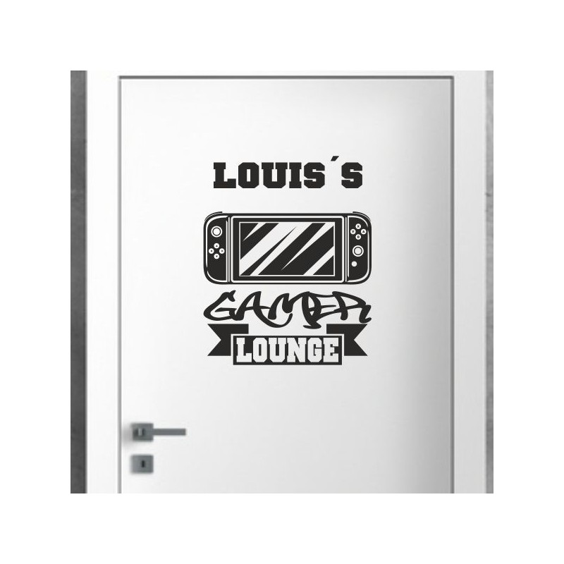 Wandaufkleber Wandtattoo Aufkleber Wand Tattoo Sticker Gamer Game Spiel Konsole Zocken Spielen Game Over Eat Sleep Repeat Level