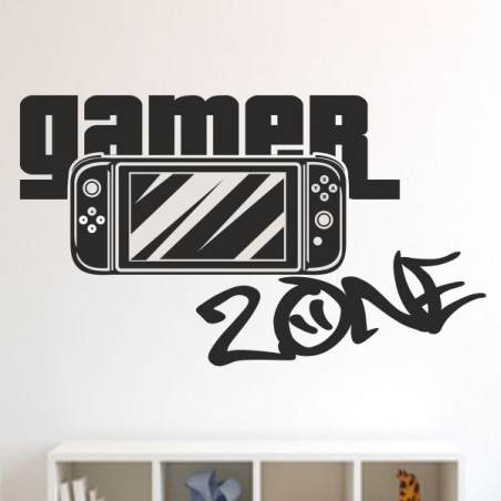 Wandaufkleber Wandtattoo Aufkleber Wand Tattoo Sticker Gamer Game Spiel Konsole Zocken Spielen Game Over Eat Sleep Repeat Level