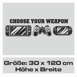 Wandaufkleber Wandtattoo Aufkleber Wand Tattoo Sticker Gamer Game Spiel Konsole Zocken Spielen Game Over Eat Sleep Repeat Level