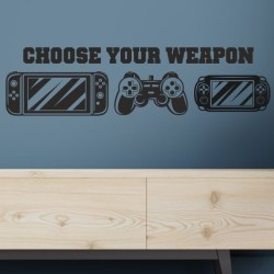 Wandaufkleber Wandtattoo Aufkleber Wand Tattoo Sticker Gamer Game Spiel Konsole Zocken Spielen Game Over Eat Sleep Repeat Level