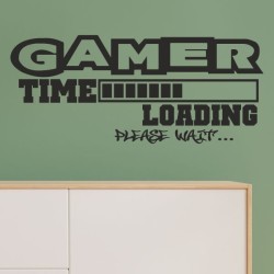 Wandaufkleber Wandtattoo Aufkleber Wand Tattoo Sticker Gamer Game Spiel Konsole Zocken Spielen Game Over Eat Sleep Repeat Level