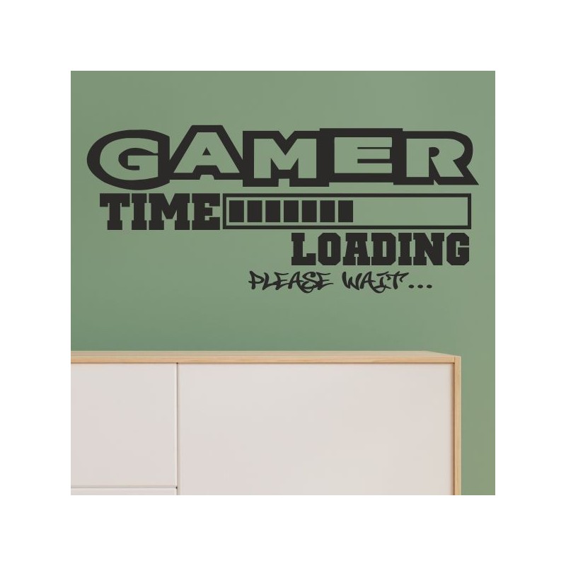 Wandaufkleber Wandtattoo Aufkleber Wand Tattoo Sticker Gamer Game Spiel Konsole Zocken Spielen Game Over Eat Sleep Repeat Level