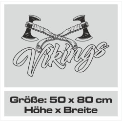 Aufkleber Auto Car Wikinger Viking Wölfe Wolf Runen Schwert Schild Rabe Runen Odin Odin´s Wölfe Böse Kette Valhalla Walhalla