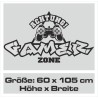 Wandaufkleber Wandtattoo Aufkleber Wand Tattoo Sticker Gamer Game Spiel Konsole Zocken Spielen Game Over Eat Sleep Repeat Level
