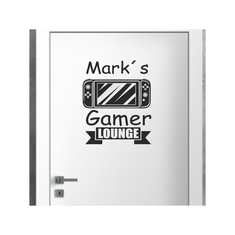 Wandaufkleber Wandtattoo Aufkleber Wand Tattoo Sticker Gamer Game Spiel Konsole Zocken Spielen Game Over Eat Sleep Repeat Level