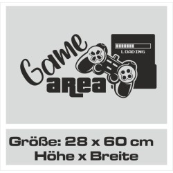 Wandaufkleber Wandtattoo Aufkleber Wand Tattoo Sticker Gamer Game Spiel Konsole Zocken Spielen Game Over Eat Sleep Repeat Level