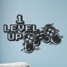 Wandaufkleber Wandtattoo Aufkleber Wand Tattoo Sticker Gamer Game Spiel Konsole Zocken Spielen Game Over Eat Sleep Repeat Level