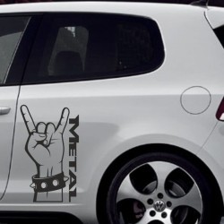 Aufkleber SET Auto Car Tattoo Style Seiten Tribal Dekor Pferd Gecko Power Blumen Ranke Fee Hexe Blumen Blüten Gecko Farbe Decal