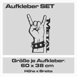 Aufkleber SET Auto Car Tattoo Style Seiten Tribal Dekor Pferd Gecko Power Blumen Ranke Fee Hexe Blumen Blüten Gecko Farbe Decal