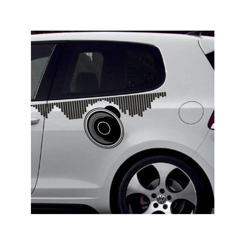 Aufkleber SET Auto Car Tattoo Style Seiten Tribal Dekor Pferd Gecko Power Blumen Ranke Fee Hexe Blumen Blüten Gecko Farbe Decal