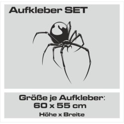 Aufkleber SET Auto Car Tattoo Style Seiten Tribal Dekor Pferd Gecko Power Blumen Ranke Fee Hexe Blumen Blüten Gecko Farbe Decal