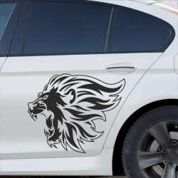 Aufkleber SET Auto Car Tattoo Style Seiten Tribal Dekor Pferd Gecko Power Blumen Ranke Fee Hexe Blumen Blüten Gecko Farbe Decal