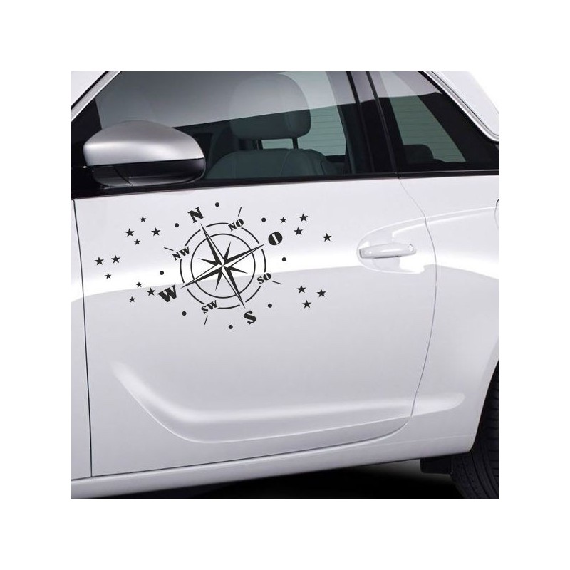 Aufkleber SET Auto Car Tattoo Style Seiten Tribal Dekor Pferd Gecko Power Blumen Ranke Fee Hexe Blumen Blüten Gecko Farbe Decal