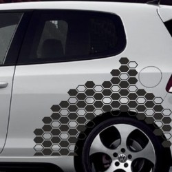 Aufkleber SET Auto Car Tattoo Style Seiten Tribal Dekor Pferd Gecko Power Blumen Ranke Fee Hexe Blumen Blüten Gecko Farbe Decal