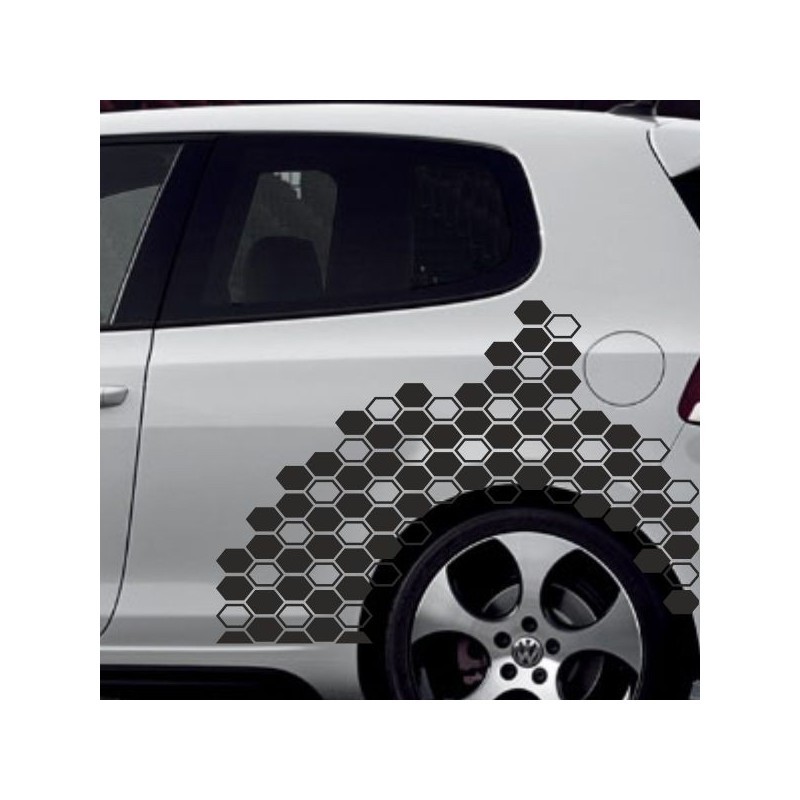 Aufkleber SET Auto Car Tattoo Style Seiten Tribal Dekor Pferd Gecko Power Blumen Ranke Fee Hexe Blumen Blüten Gecko Farbe Decal