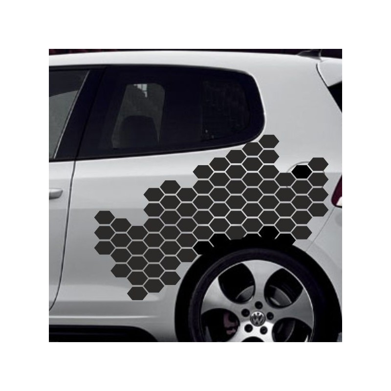 Aufkleber SET Auto Car Tattoo Style Seiten Tribal Dekor Pferd Gecko Power Blumen Ranke Fee Hexe Blumen Blüten Gecko Farbe Decal